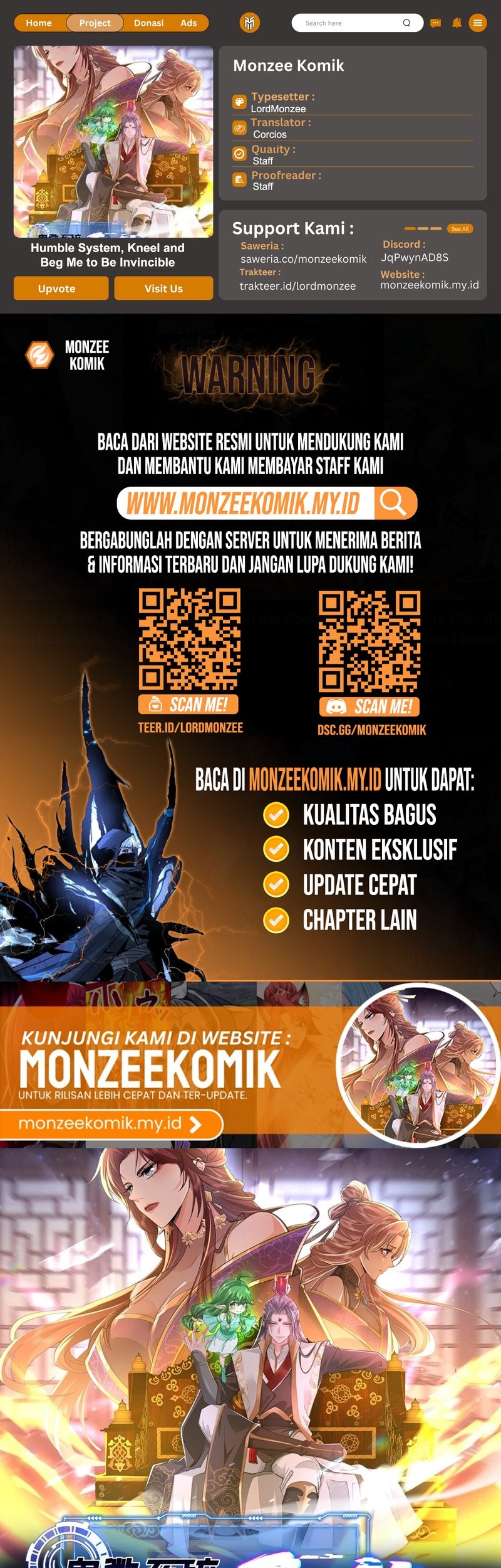 Baca Komik Humble System, Kneel and Beg Me to Be Invincible Chapter 53 Gambar 1