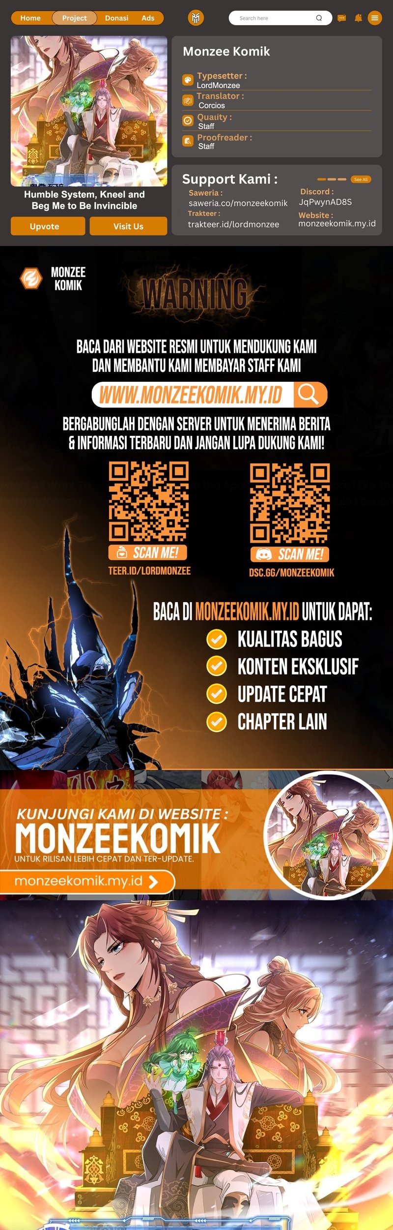 Baca Komik Humble System, Kneel and Beg Me to Be Invincible Chapter 54 Gambar 1
