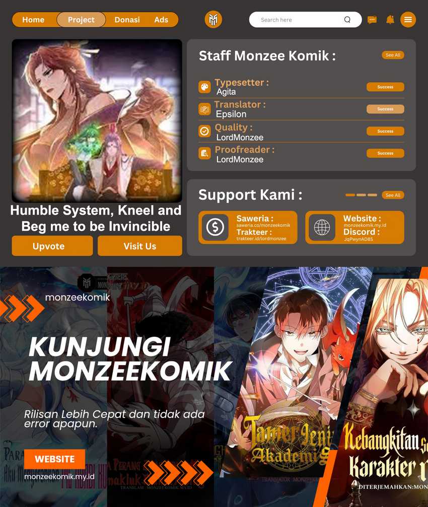 Baca Komik Humble System, Kneel and Beg Me to Be Invincible Chapter 6 Gambar 1