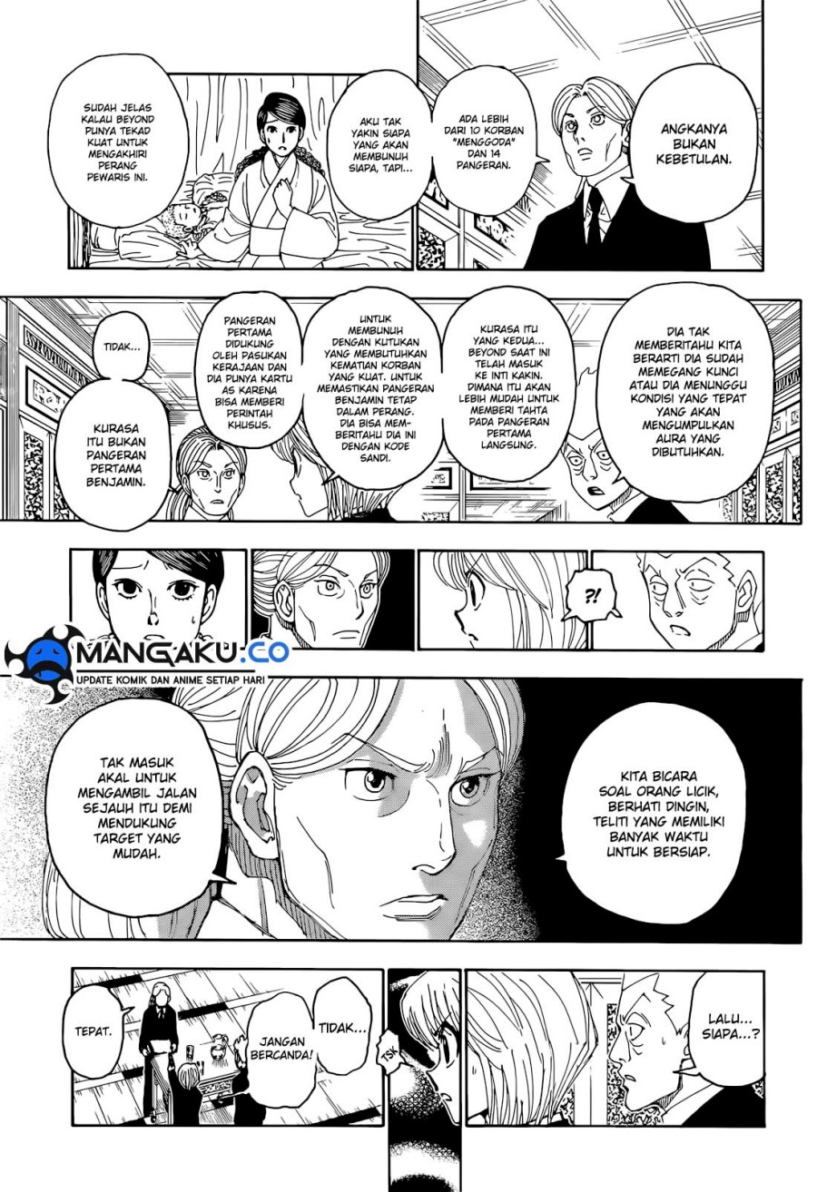 Hunter x Hunter Chapter 401 Gambar 13