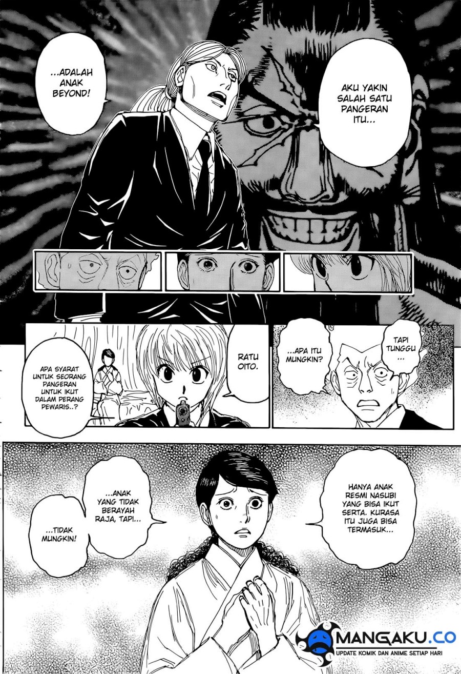 Hunter x Hunter Chapter 401 Gambar 14