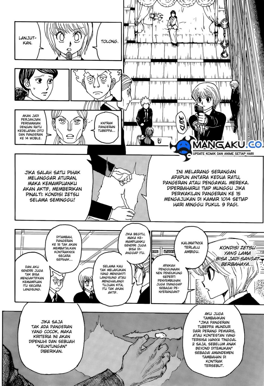 Hunter x Hunter Chapter 401 Gambar 16