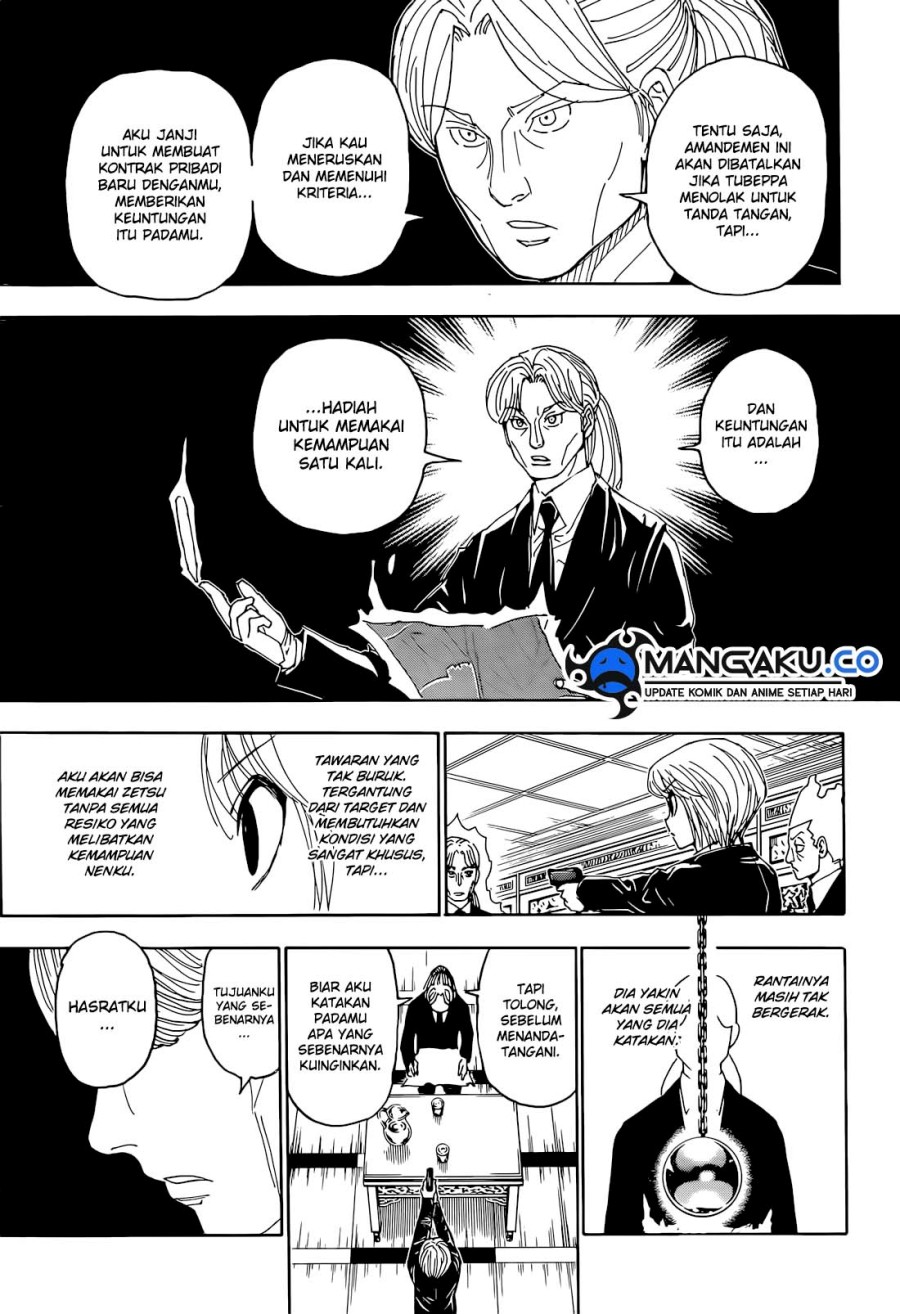 Hunter x Hunter Chapter 401 Gambar 17
