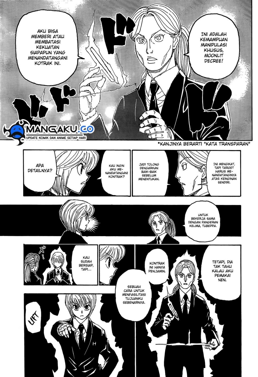 Hunter x Hunter Chapter 401 Gambar 5