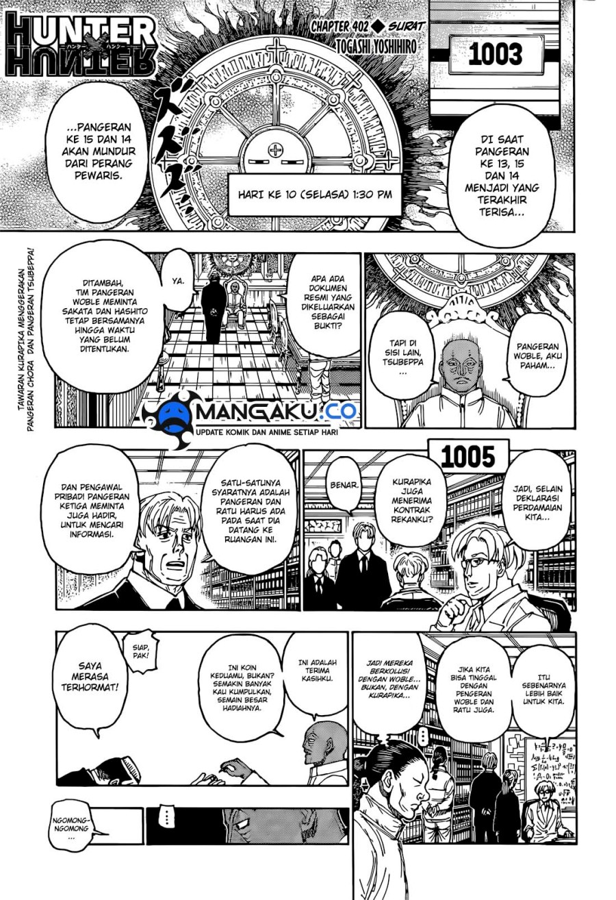 Baca Hunter x Hunter Chapter 402 Gambar 2