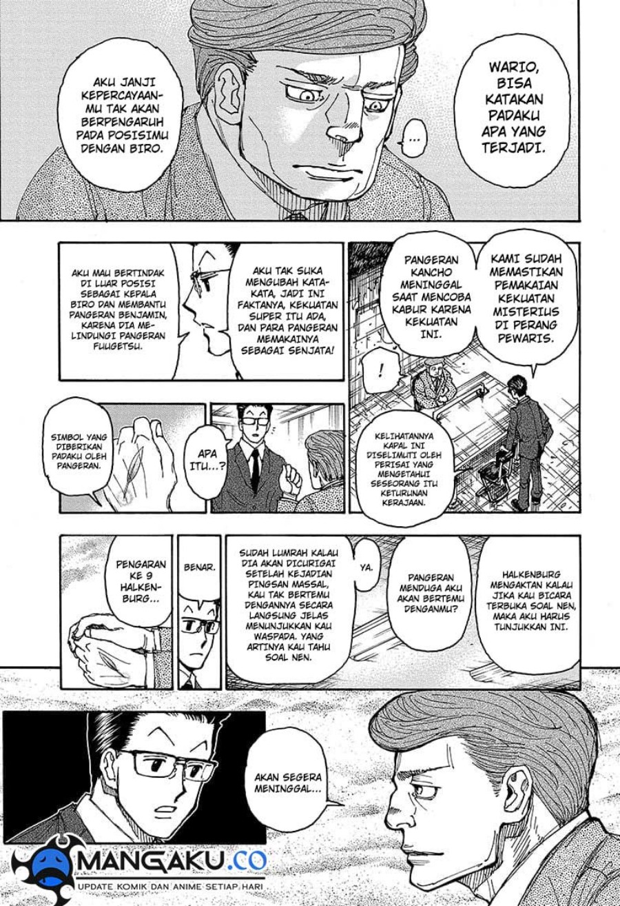 Hunter x Hunter Chapter 403 Gambar 18