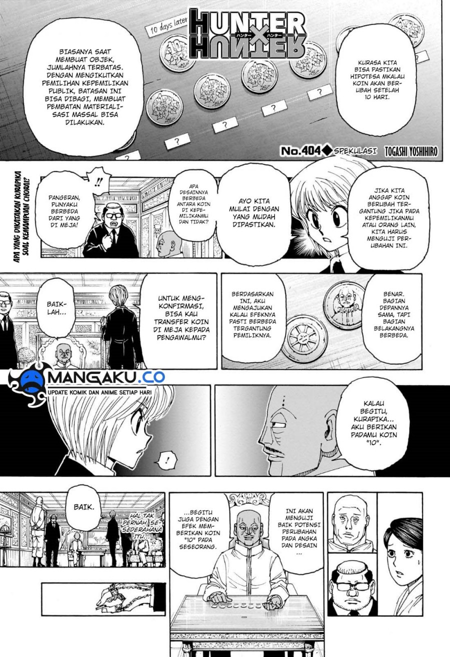 Baca Hunter x Hunter Chapter 404 Gambar 2