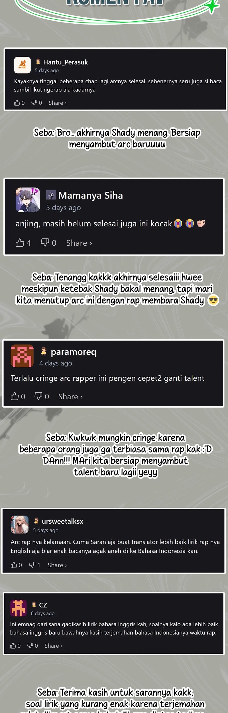 I Am With the Music Immortals Chapter 84 Gambar 74