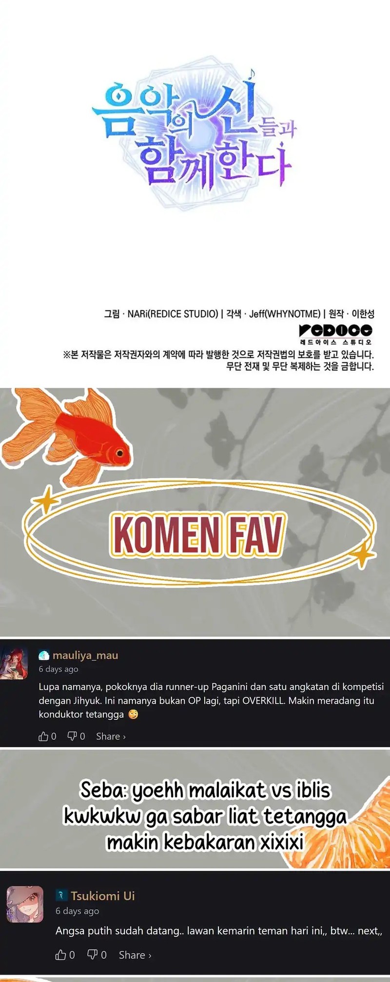 I Am With the Music Immortals Chapter 91 Gambar 68