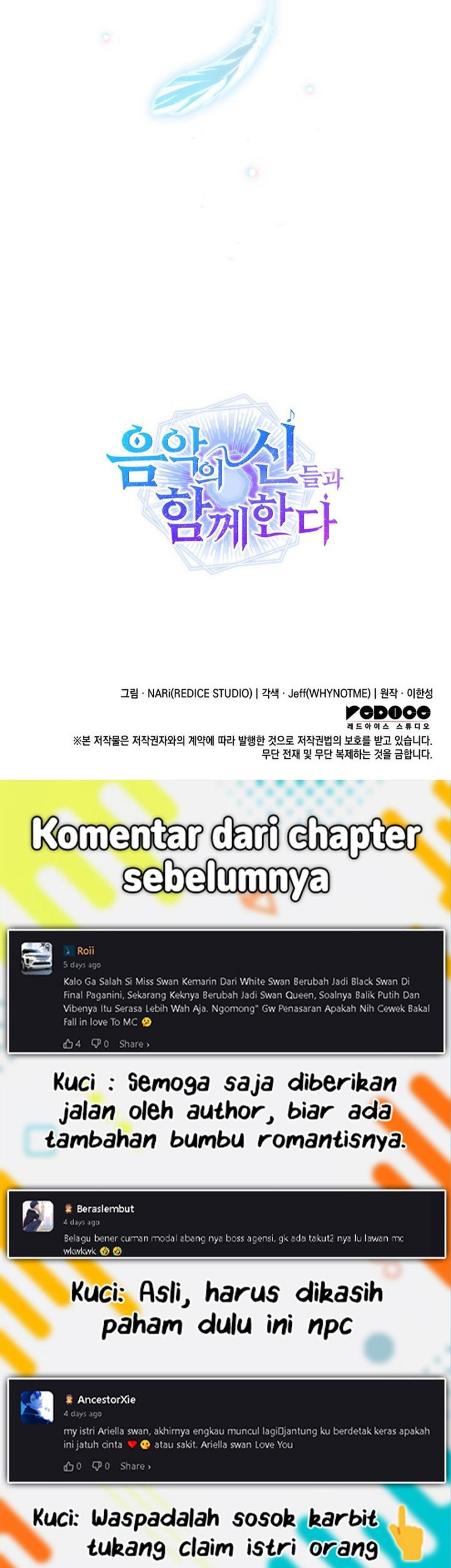 I Am With the Music Immortals Chapter 92 Gambar 79