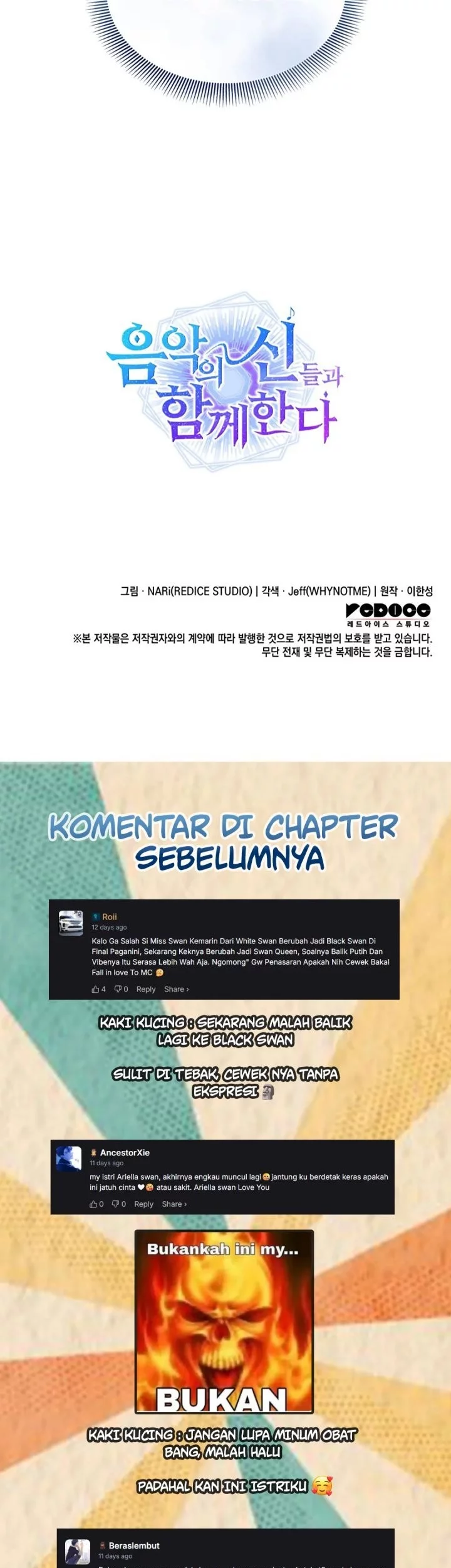 I Am With the Music Immortals Chapter 93 Gambar 82