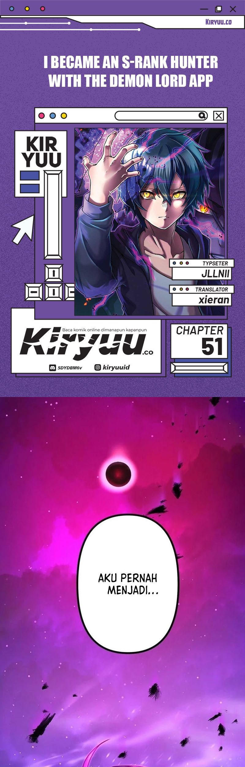 Baca Komik I Became an S-Rank Hunter With the Demon Lord App Chapter 51 Gambar 1