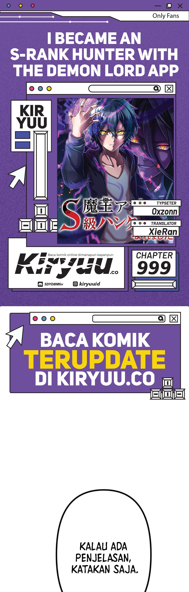 Baca Komik I Became an S-Rank Hunter With the Demon Lord App Chapter 59 Gambar 1