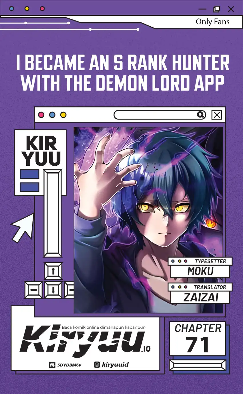 Baca Komik I Became an S-Rank Hunter With the Demon Lord App Chapter 71 Gambar 1
