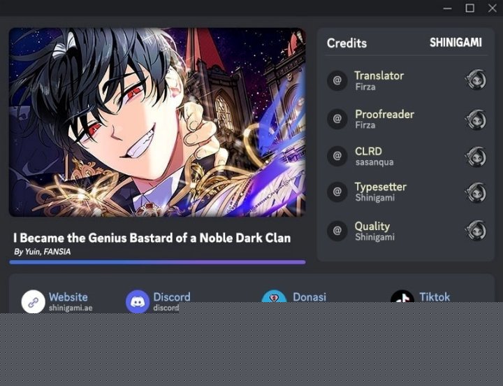 Baca Komik I Became The Genius Bastard Of A Noble Dark Clan Chapter 31 Gambar 1