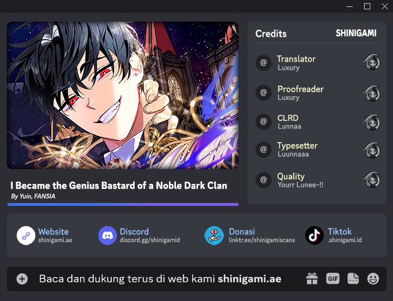 Baca Komik I Became The Genius Bastard Of A Noble Dark Clan Chapter 32 Gambar 1