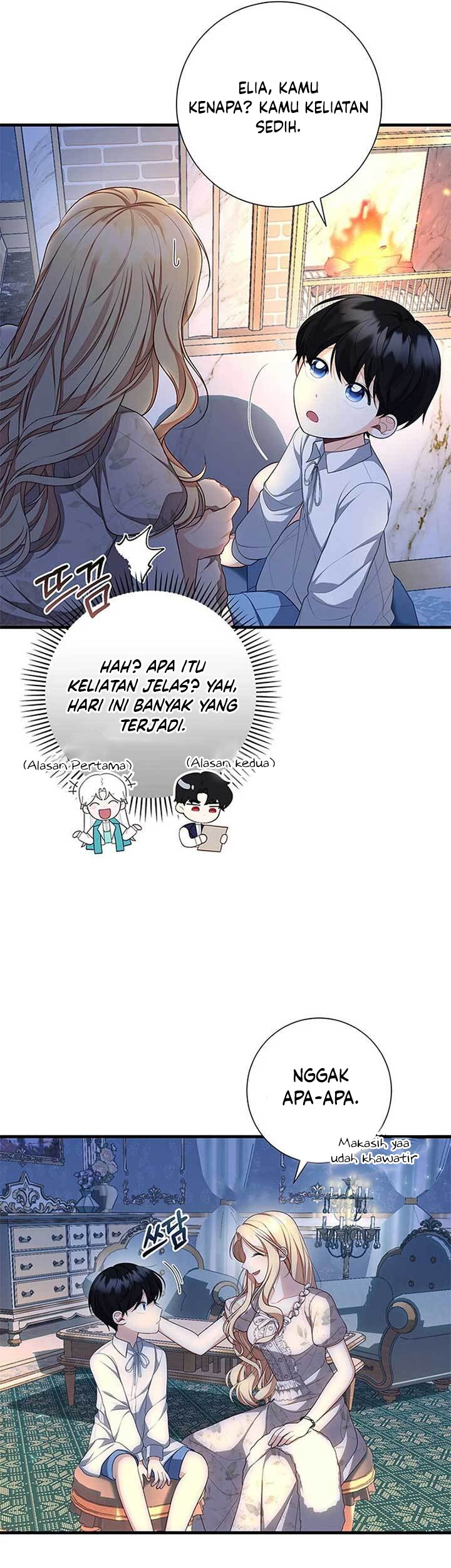 I Became the Mother of the Supporting Male Lead's Son Chapter 13 Gambar 19