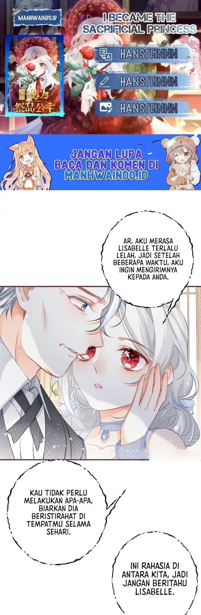 Baca Komik I Became the Sacrificial Princess Chapter 27 Gambar 1