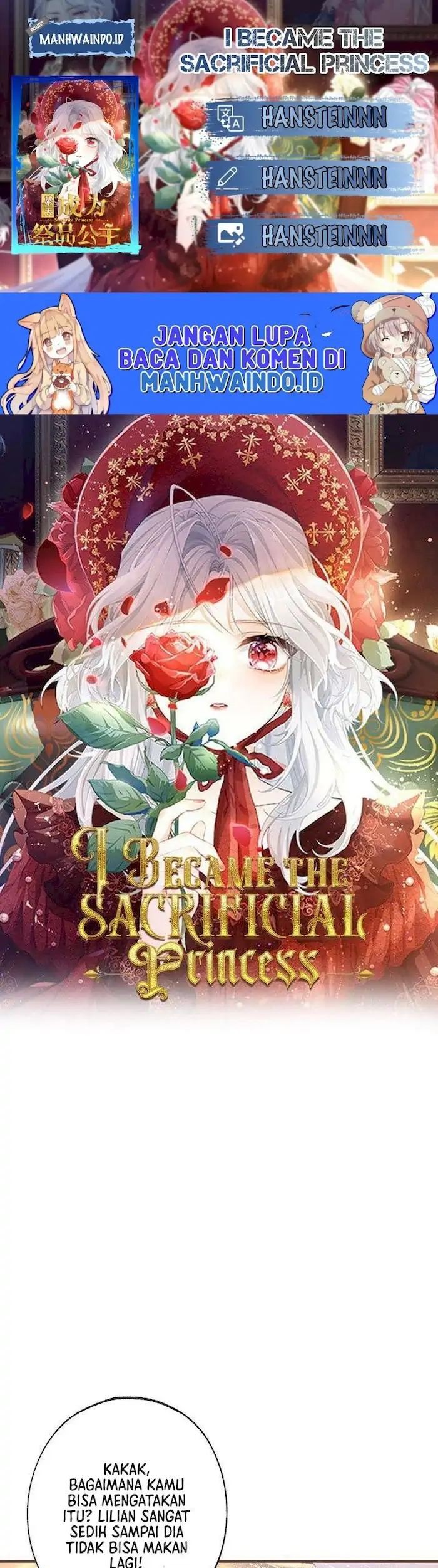 Baca Komik I Became the Sacrificial Princess Chapter 28 Gambar 1