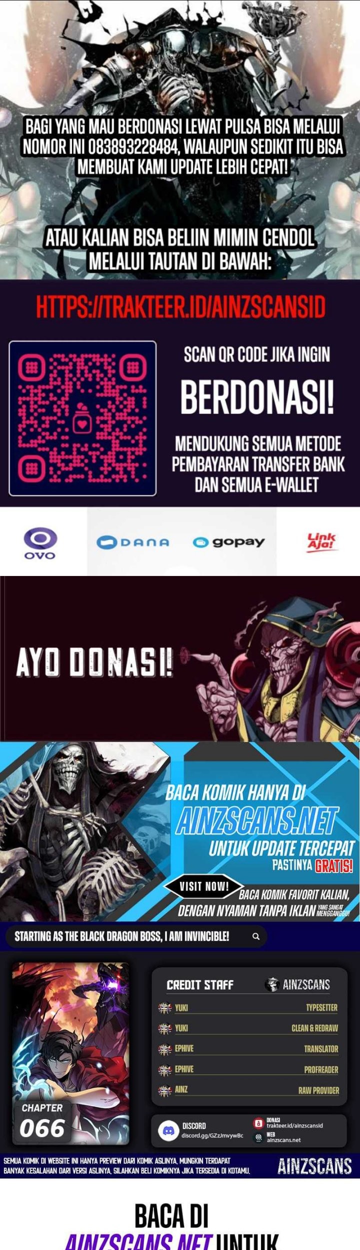Baca Komik I Become Invincible Black Dragon Boss At The Start Chapter 66 Gambar 1