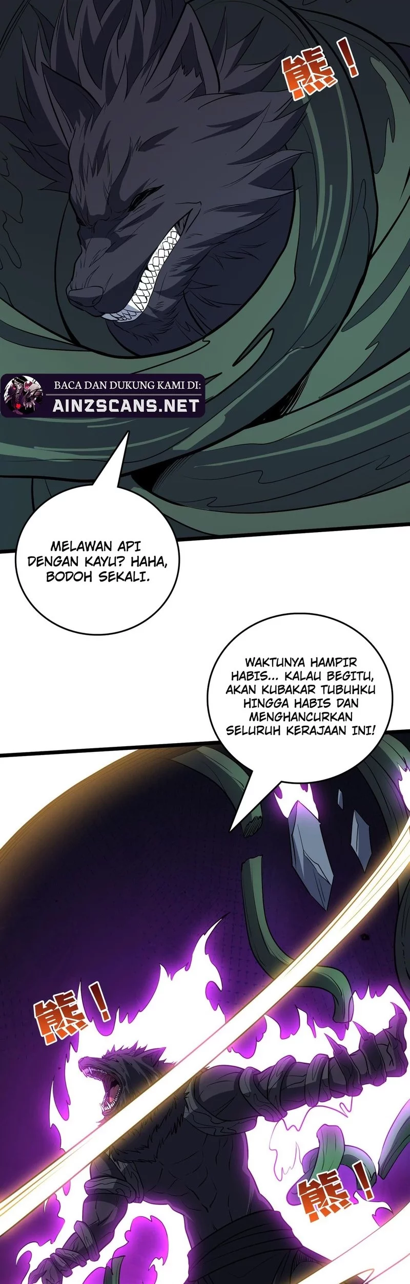 I Become Invincible Black Dragon Boss At The Start Chapter 79 Gambar 34