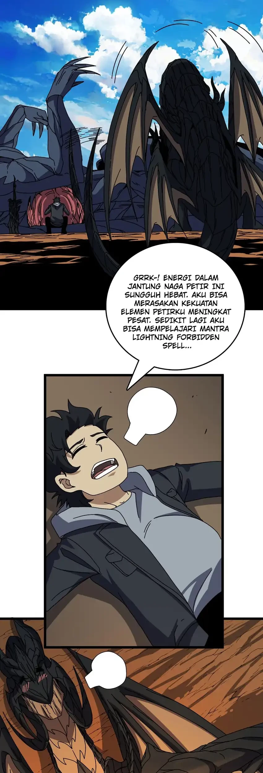 I Become Invincible Black Dragon Boss At The Start Chapter 80 Gambar 39