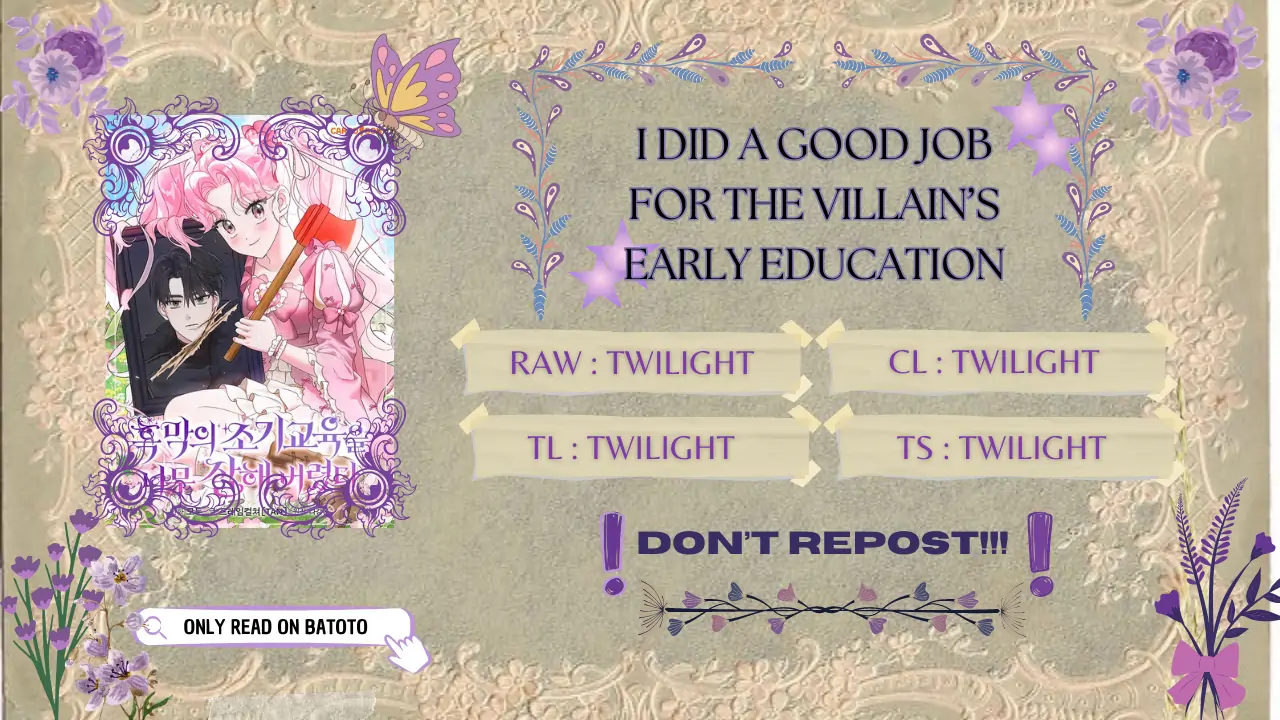 Baca Komik I Did a Good Job For The Villain’s Early Education Chapter 12 Gambar 1