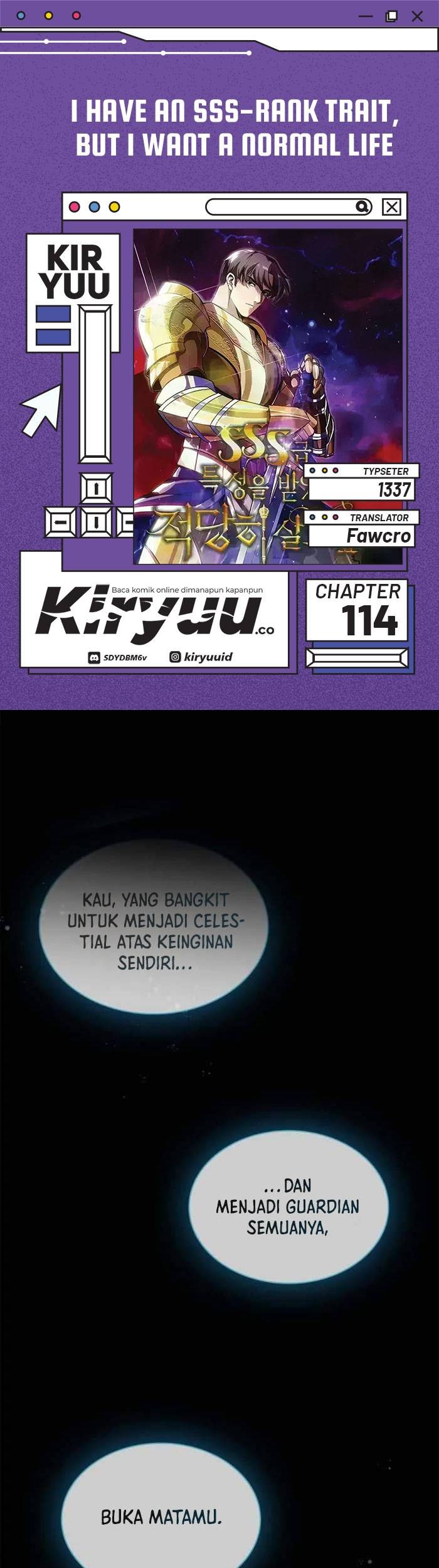 Baca Komik I have an SSS-rank Trait, but I want a Normal Life Chapter 114 Gambar 1