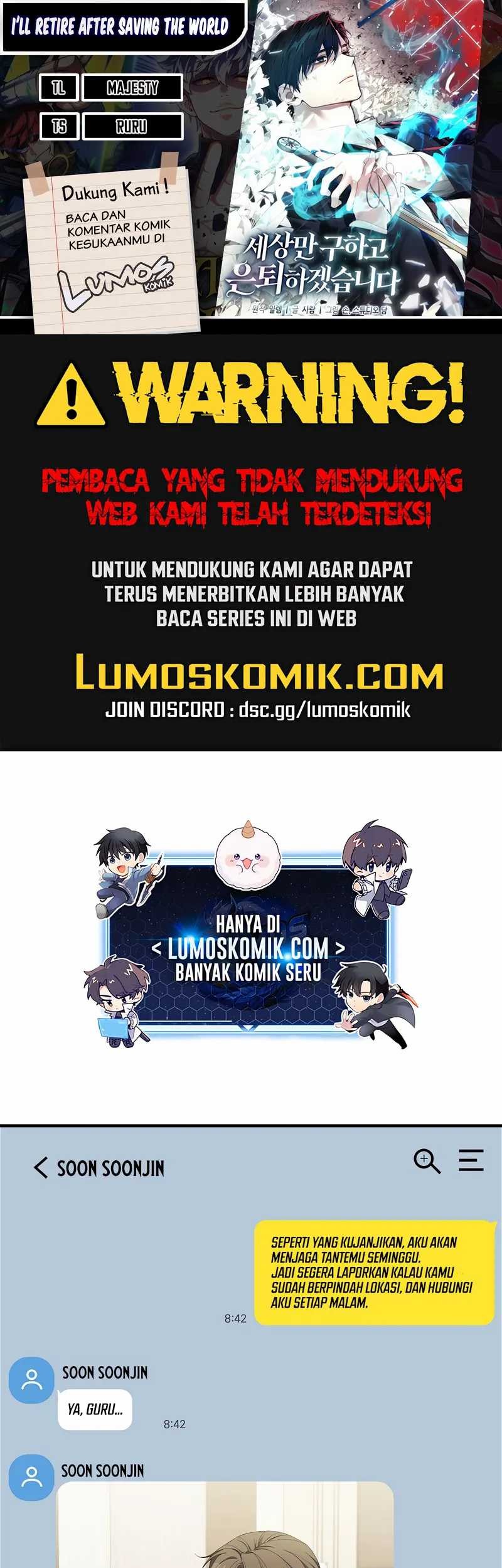 Baca Komik I’ll Retire After Saving the World Chapter 54 Gambar 1