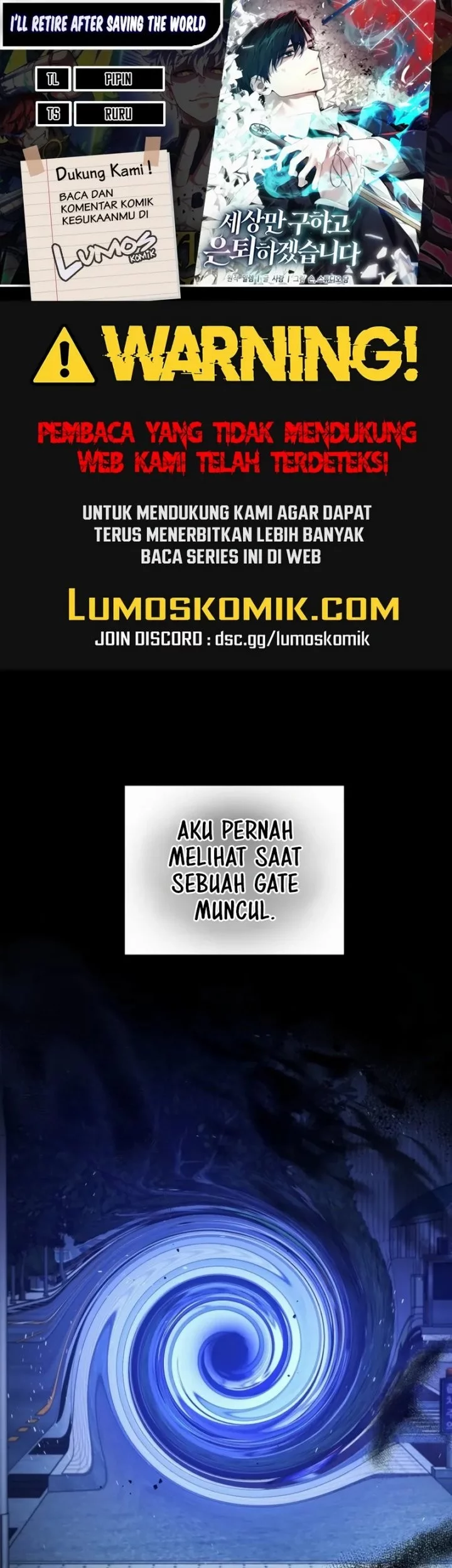 Baca Komik I’ll Retire After Saving the World Chapter 70 Gambar 1