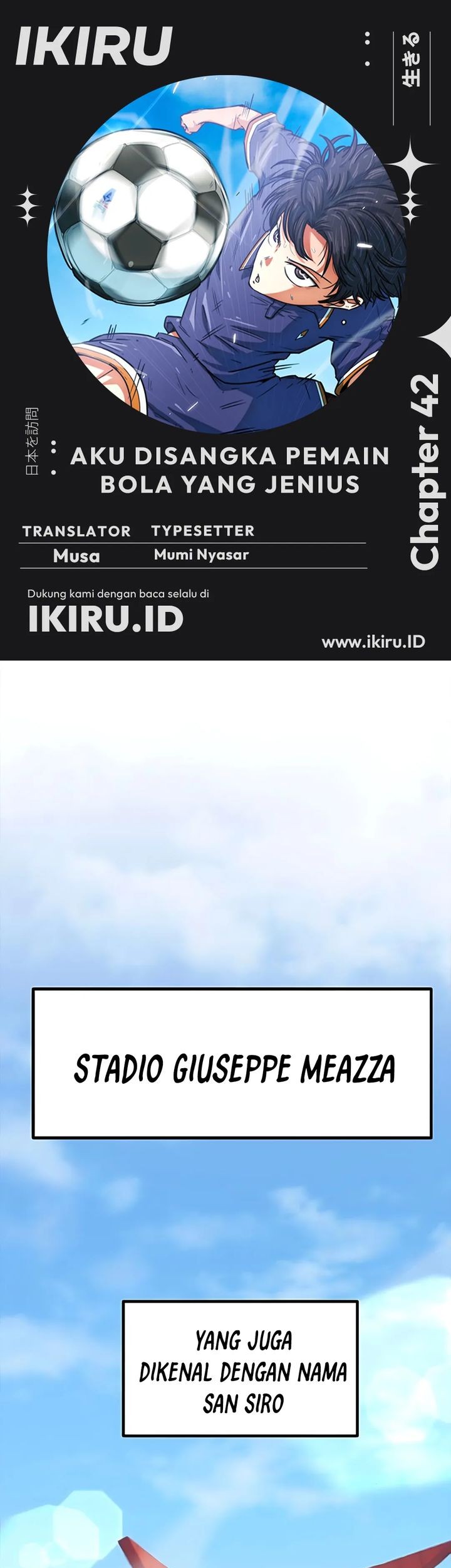 Baca Komik I’m Being Misunderstood as a Soccer Genius Chapter 42 Gambar 1