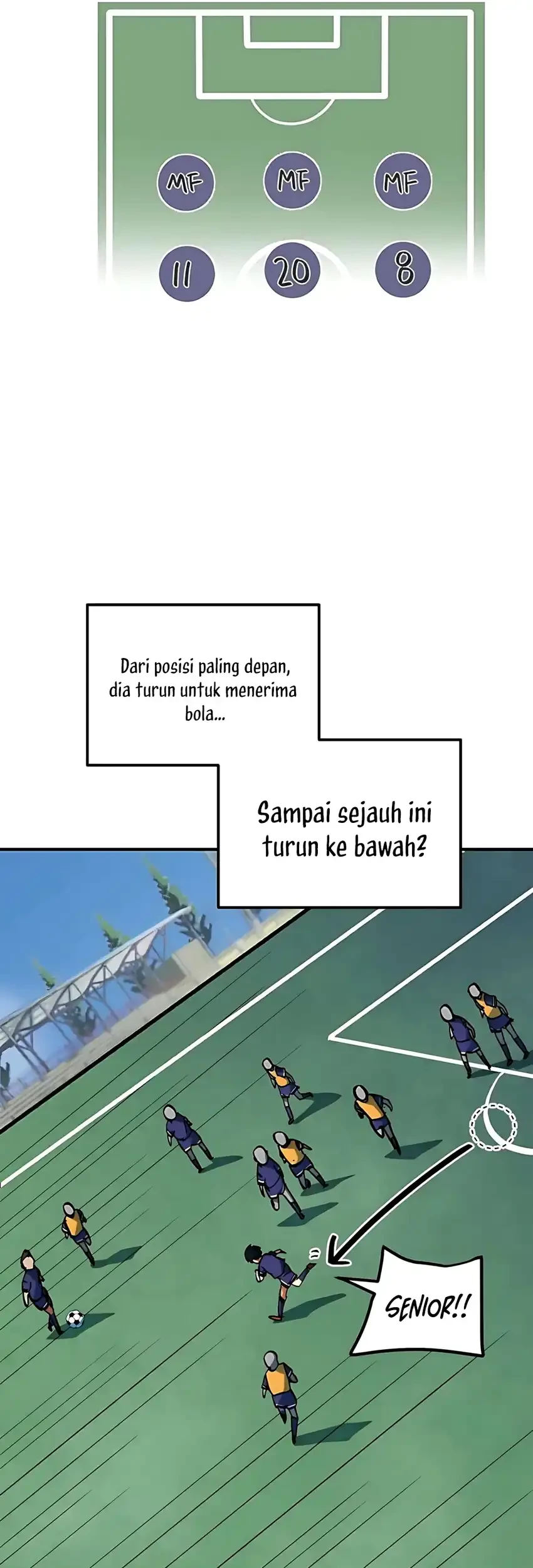 I’m Being Misunderstood as a Soccer Genius Chapter 46 Gambar 78