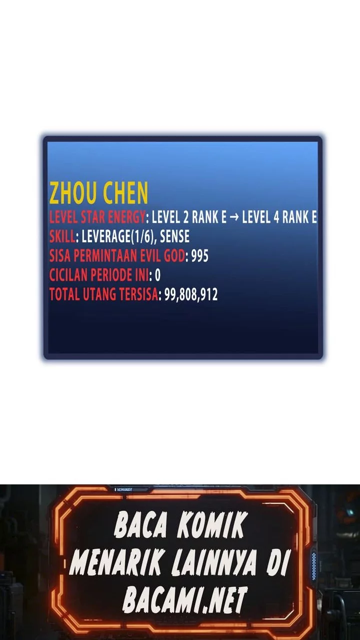 I Owe A Billion Dollars And I am Forced to Become A Worker For An Evil God Chapter 13 Gambar 47