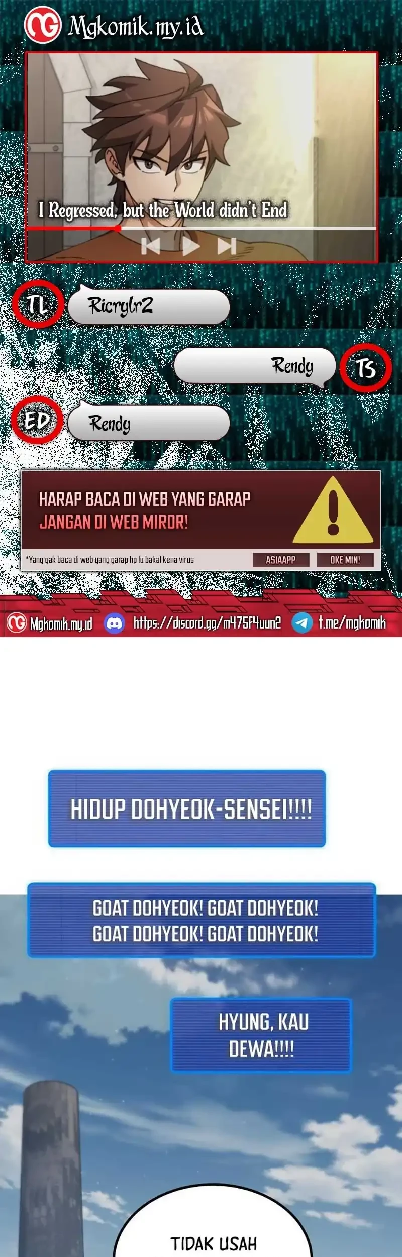 Baca Komik I Regressed, but the World didn’t End Chapter 36 Gambar 1