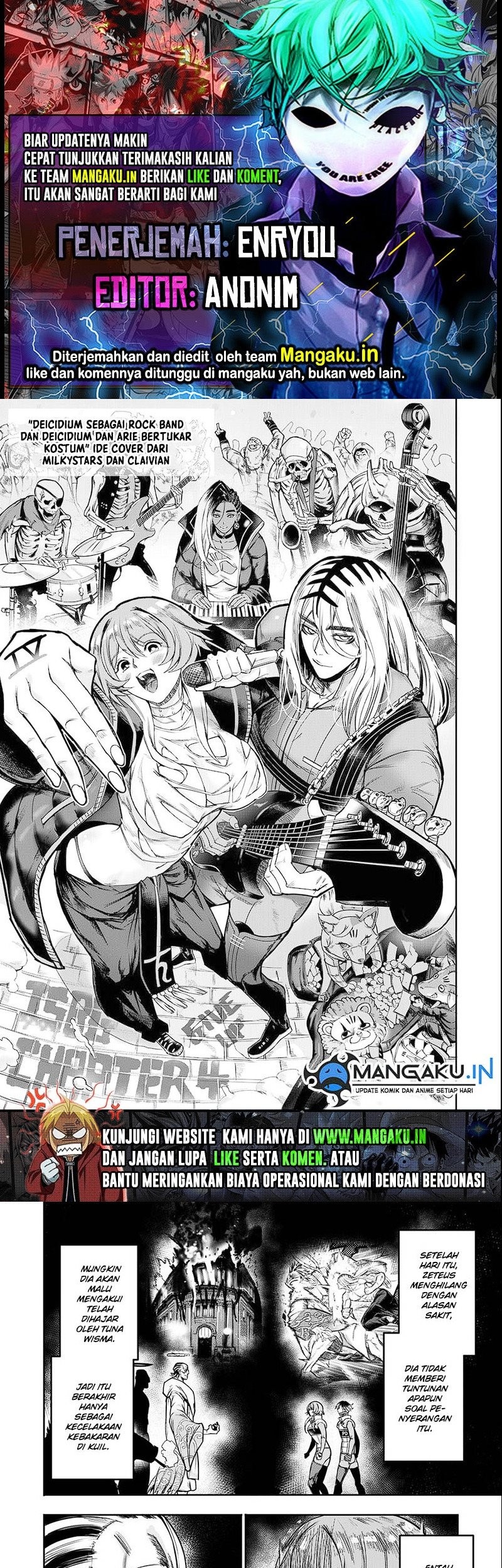 Baca Komik I Sold My Body To A God Chapter 4.1 Gambar 1