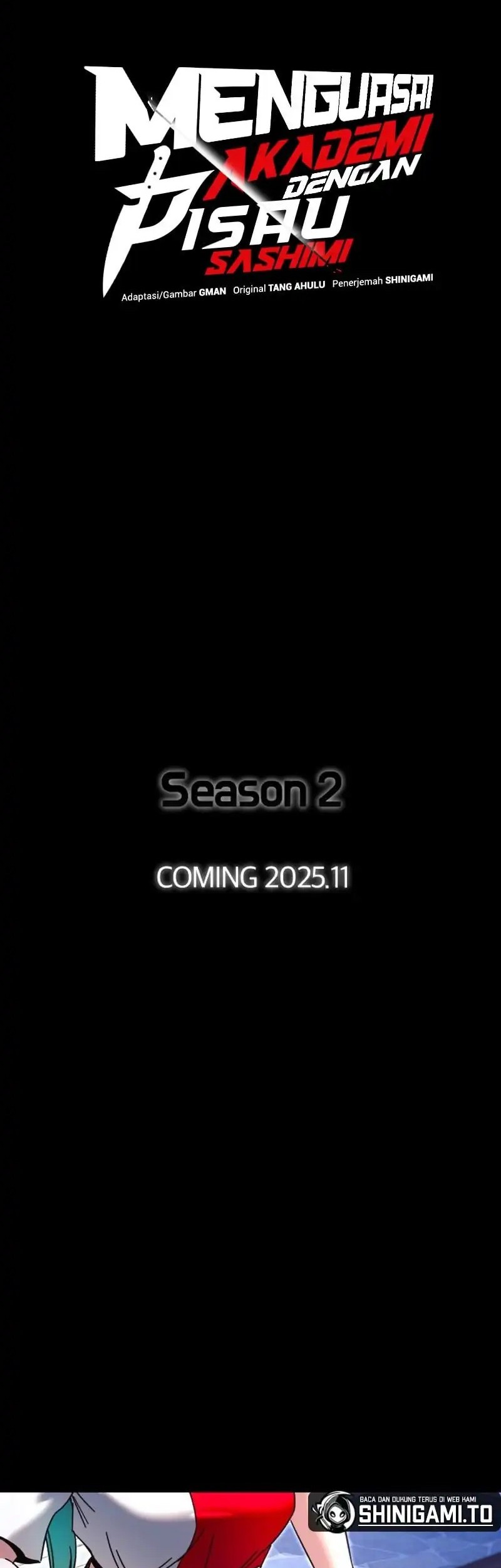 I Took over The Academy With a Single Sashimi Knife Chapter 49.6 Gambar 47