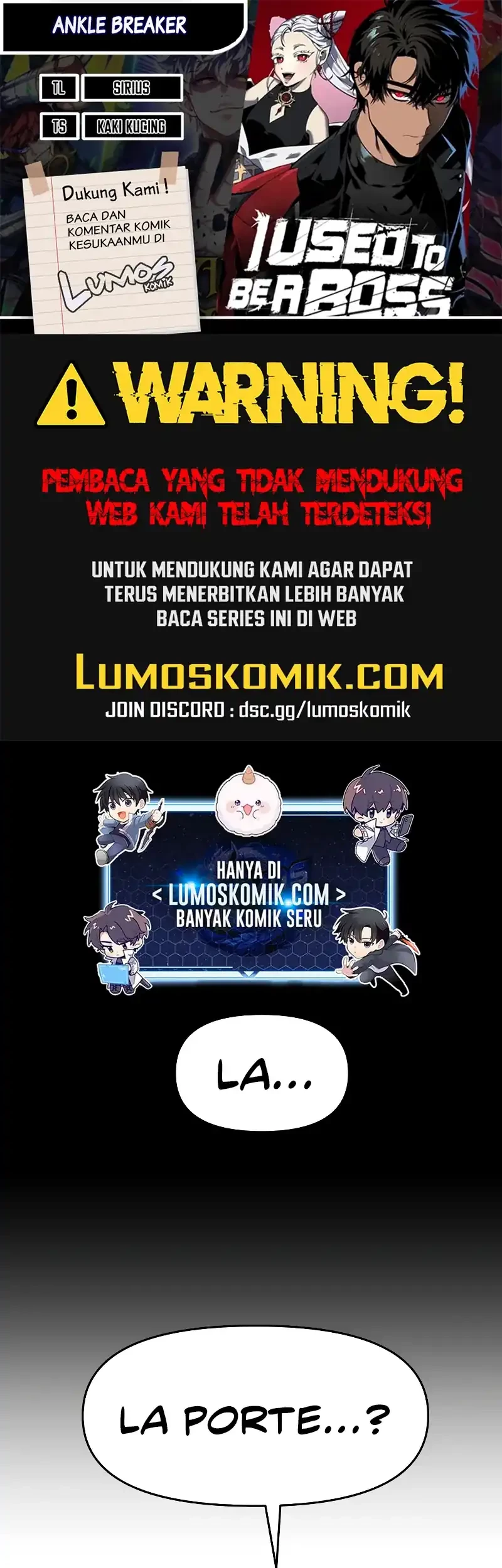 Baca Komik I Used To Be The Boss Chapter 119 Gambar 1