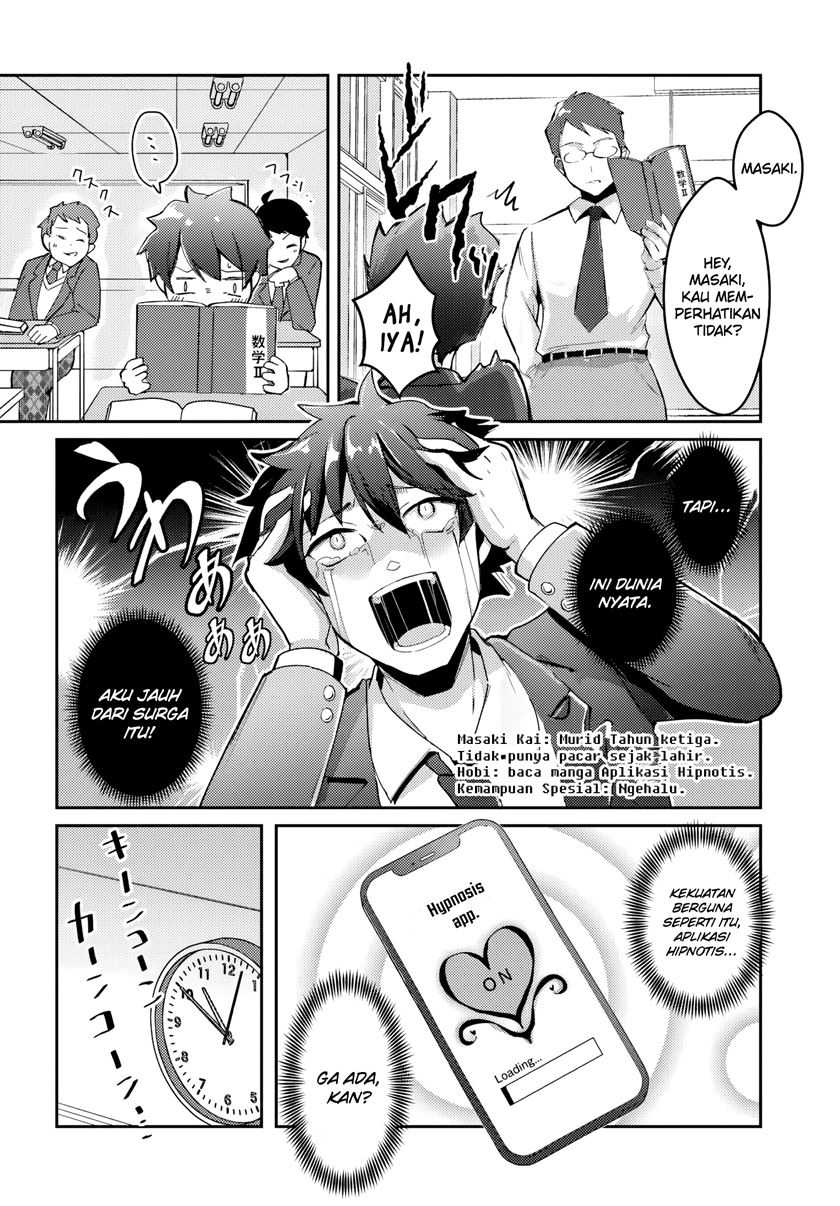 I Want to Live the Harem Life of My Dreams With the Hypnosis App I Got (Te ni Ireta Saimin Appli de Yume no Harem Seikatsu o Okuritai) Chapter 1 Gambar 5