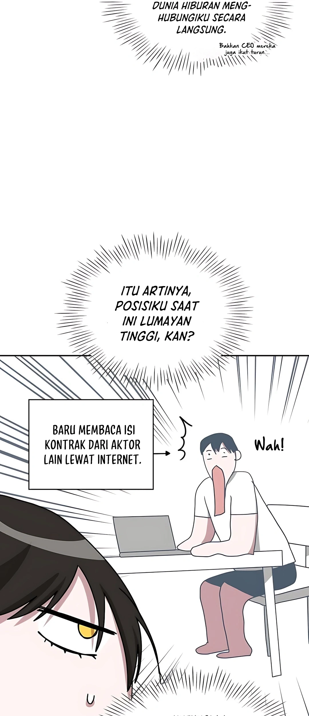 I Was Immediately Mistaken for a Monster Genius Actor Chapter 70 Gambar 17