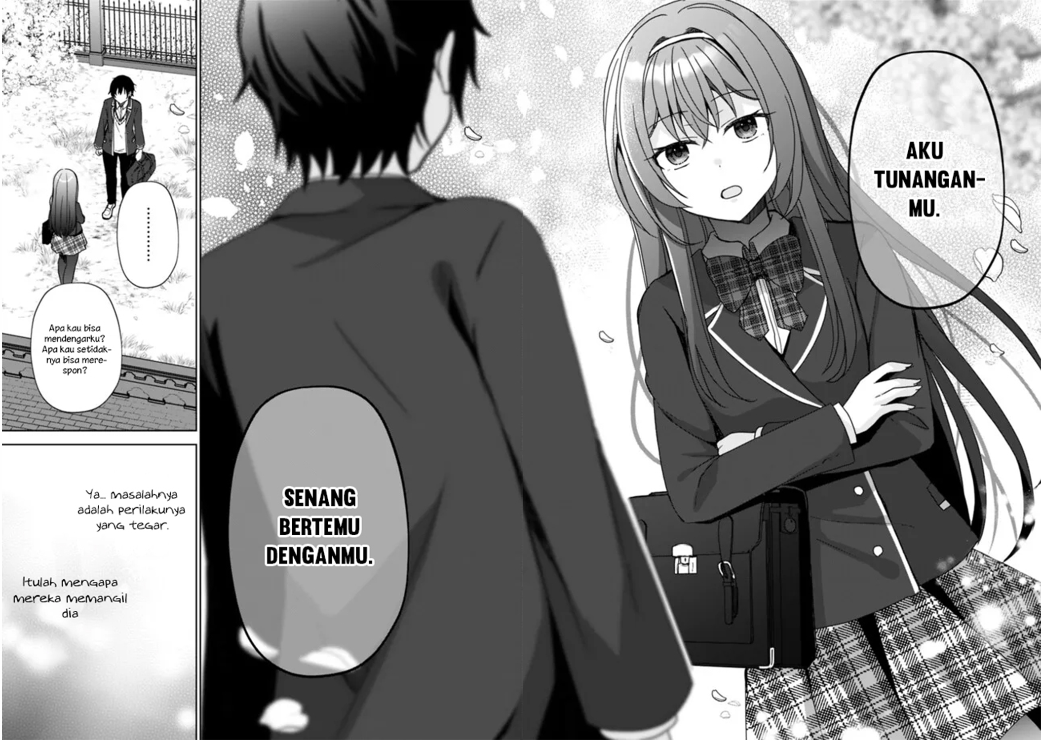 Iinazuke ga Dekita to Omottara, Sono Iinazuke ga Gakkou de Yuumei na “Akuyaku Reijou” Dattan dakedo, Dou Sureba Ii? Chapter 1.1 Gambar 16