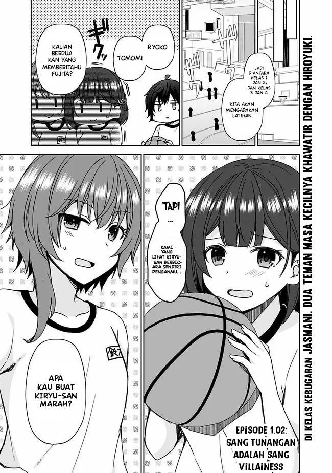 Baca Komik Iinazuke ga Dekita to Omottara, Sono Iinazuke ga Gakkou de Yuumei na “Akuyaku Reijou” Dattan dakedo, Dou Sureba Ii? Chapter 1.2 Gambar 1