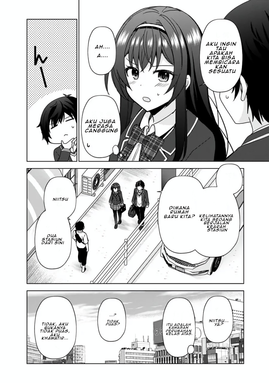 Iinazuke ga Dekita to Omottara, Sono Iinazuke ga Gakkou de Yuumei na “Akuyaku Reijou” Dattan dakedo, Dou Sureba Ii? Chapter 2.1 Gambar 11