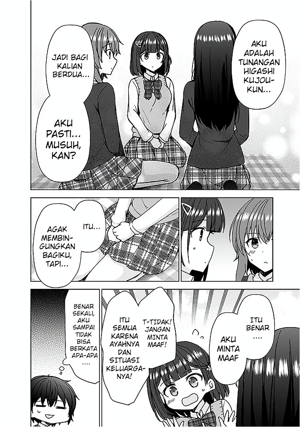 Iinazuke ga Dekita to Omottara, Sono Iinazuke ga Gakkou de Yuumei na “Akuyaku Reijou” Dattan dakedo, Dou Sureba Ii? Chapter 6 Gambar 18