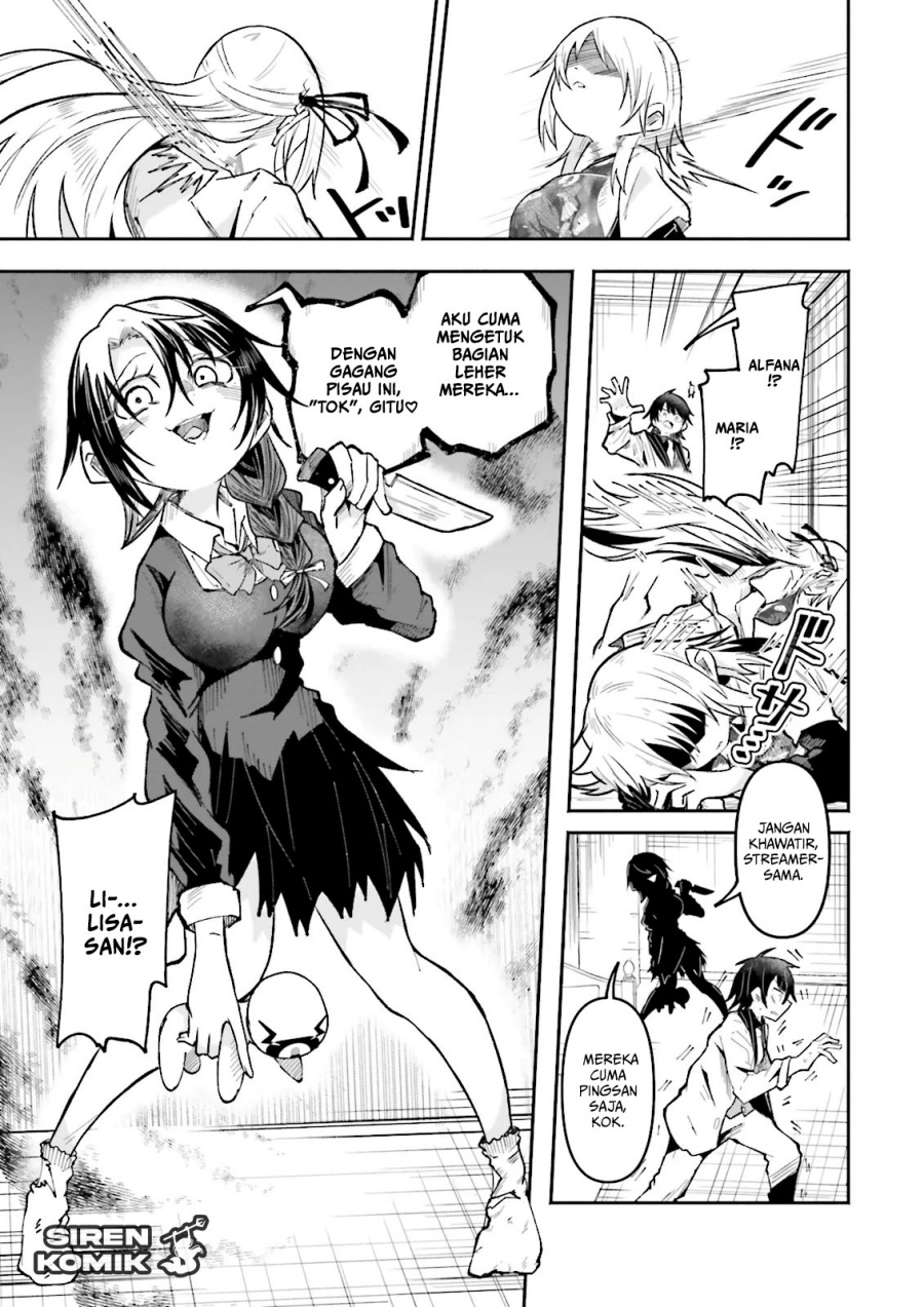 Isekai de Haishin Katsudou wo Shitara Tairyou no Yandere Shinja wo Umidashite Shimatta Ken Chapter 48 Gambar 13