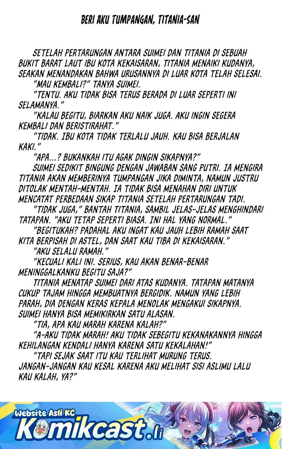 Baca Komik Isekai Mahou wa Okureteru! Chapter 50.5 Gambar 1