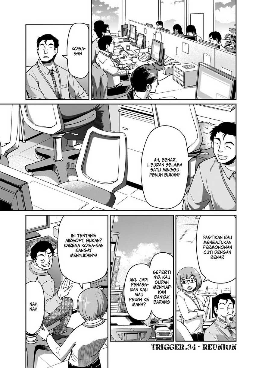 Baca Isekai Shoukan Oji-san no Juumusou Life – Sabage Suki Salaryman wa Kaisha Owari ni Isekai e Chokki suru Chapter 34 Gambar 2