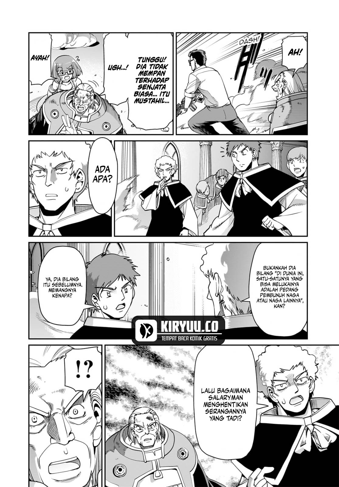 Isekai Shoukan Oji-san no Juumusou Life – Sabage Suki Salaryman wa Kaisha Owari ni Isekai e Chokki suru Chapter 57 Gambar 6