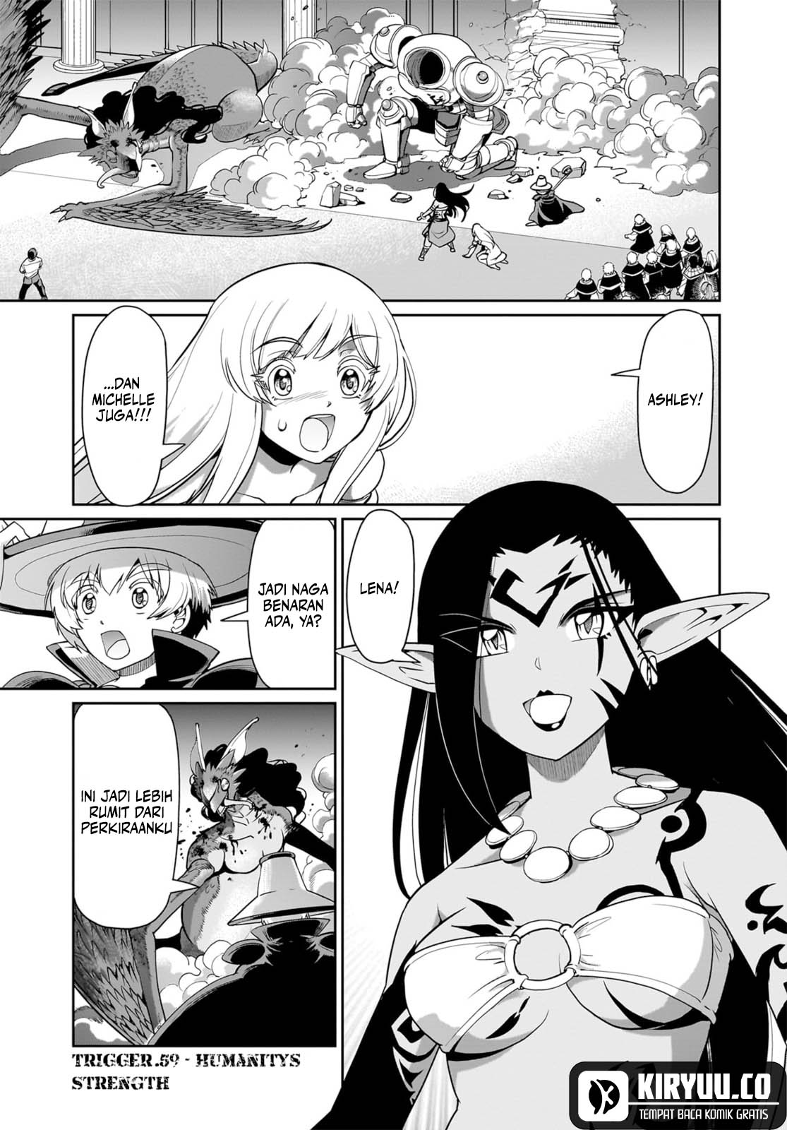 Baca Komik Isekai Shoukan Oji-san no Juumusou Life – Sabage Suki Salaryman wa Kaisha Owari ni Isekai e Chokki suru Chapter 59 Gambar 1