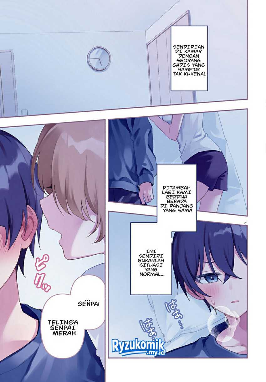 Baca  “Issho ni Netaindesu yo Ne, Senpai?” to Amaku Sasayakarete Kon’ya mo Nemurenai Chapter 1 Gambar 2