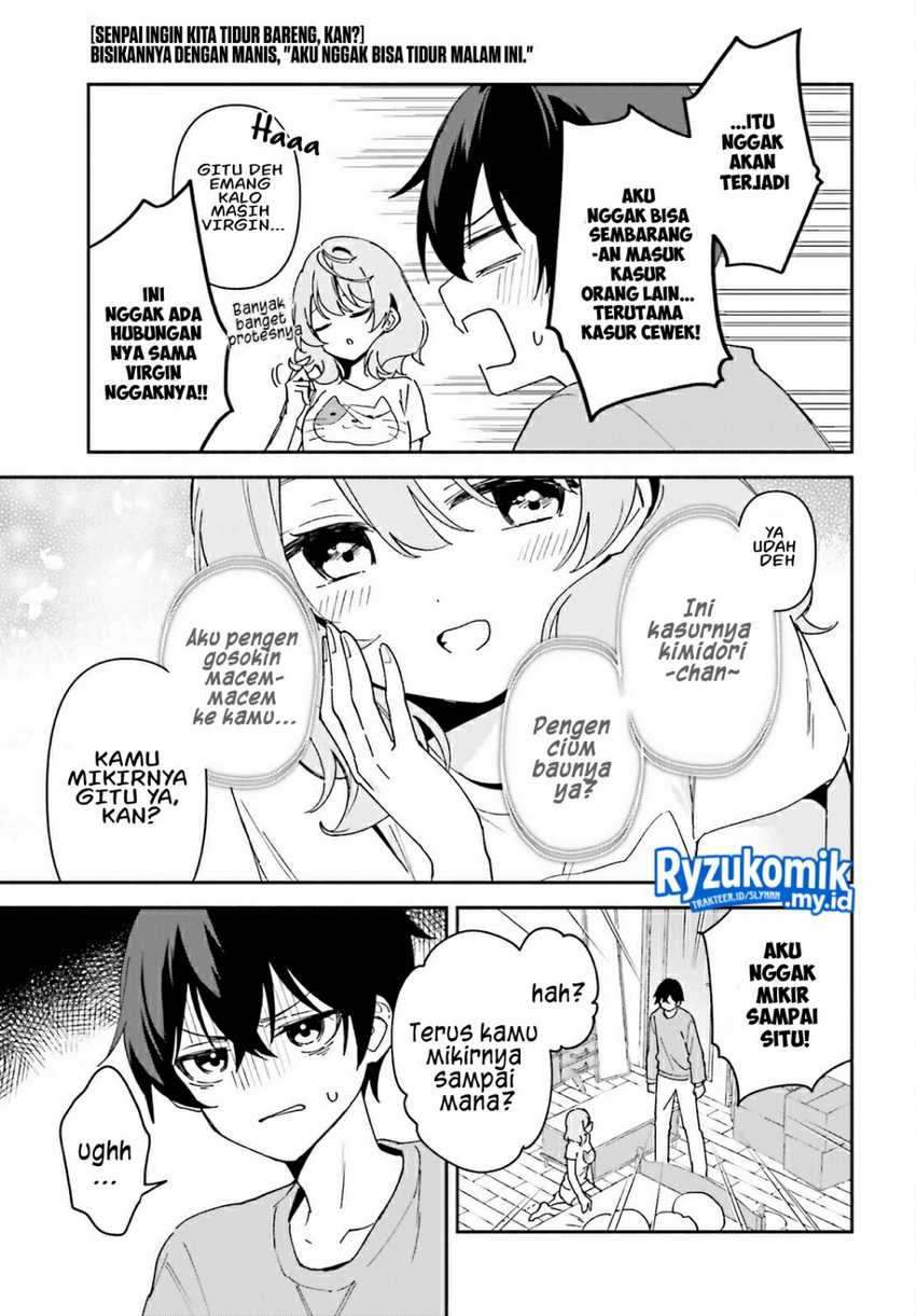 “Issho ni Netaindesu yo Ne, Senpai?” to Amaku Sasayakarete Kon’ya mo Nemurenai Chapter 1 Gambar 24